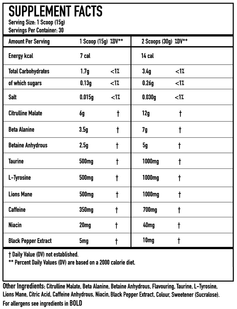 INSANITY V2 High Stim Pre-Workout